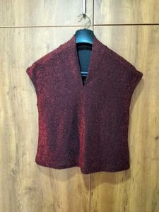 KASSUALLY Premium Shimmer Party Top (Size S)