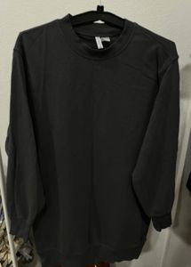 Dark Grey Long Sleeve Sweatshirt