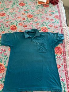 Men's Teal Polo T-Shirt