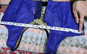Embellished Velvet Blouse( bhut margin h)