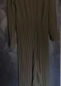 Pleated Midi Dress