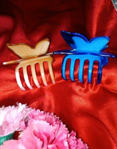 Butterfly Hair Claw Clips