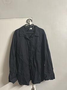 Classic Black Button-Up Shirt