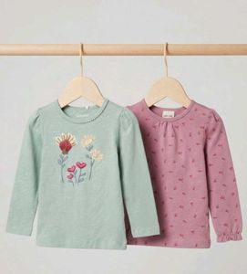 Girls' Long Sleeve Tops (Set of 2)