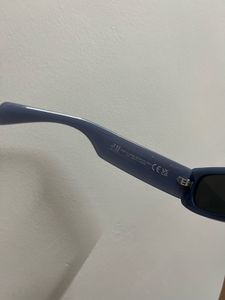 H&amp;M Blue Rectangle Sunglasses