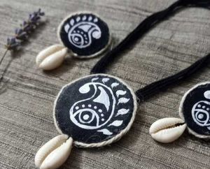 Boho Paisley Necklace &amp; Earring Set