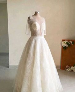 Elegant White Bridal Gown