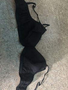 Pack 2 Black Bra size 34