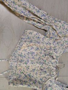 Floral Print Crop Top