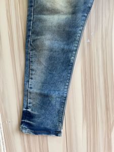 Burberry London Blue Washed Denim Skinny Jeans