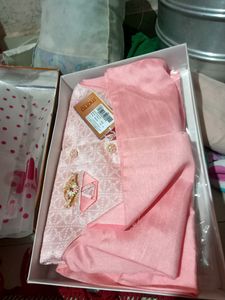 Pink Motto Indian Kurta