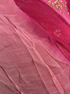 Pink Gota-patti Work Kurta With dupatta