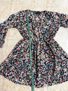 Chic Floral Print Dress