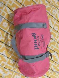 Pink Duffle Bag