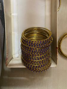 American Diamond Bangle Set