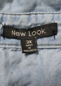 Classic Light Wash Denim Shirt