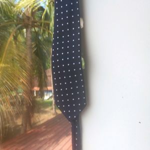 White Spotted Indigo Tie