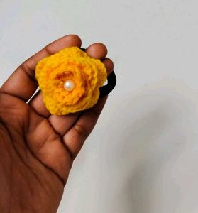 Handmade Crochet Flower Hair rubbers