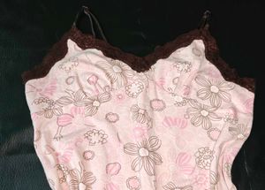 Cute Floral Camisole Tank Top