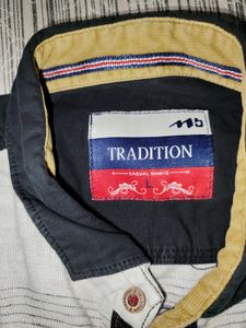 Men's Stylish Two-Tone Casual Shirt