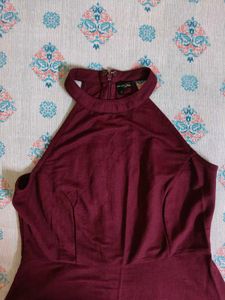 Burgundy Dress