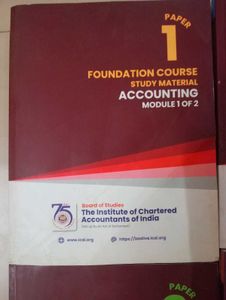 CA Foundation Books