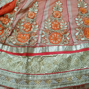 price drop.....lehnga saree, work on net...