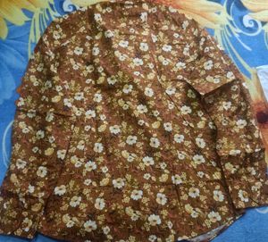 Men's Floral Print Casual Shirt