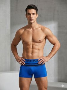 Men's Blue Boxer Briefs
