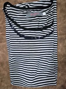 Classic Black and White Striped T-Shirt