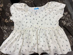 Chic White Peplum Top