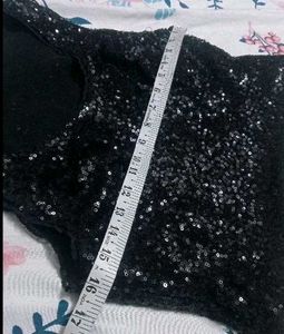 Sparkling Black Sequin Fabric