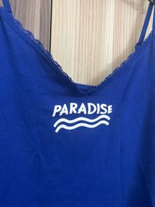 PARADISE LACE Trimmed top