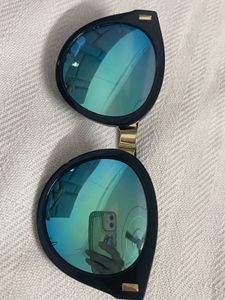 Stylish Blue Mirror Sunglasses