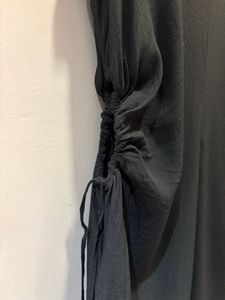 H&amp;M Chic Black Cutout Midi Dress
