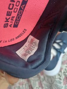 sketchers girls navy blue ballet slip on sneakers