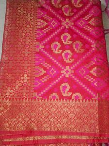 Patola Print Banarsi Saree