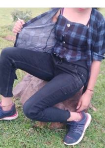 Blue Colour Top And Jacket