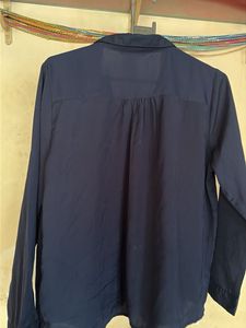 Classic Navy Blue Button-Up Shirt