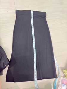 Black Casual Skirt