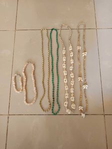 Unused Six Pieces Haar Mala Necklace