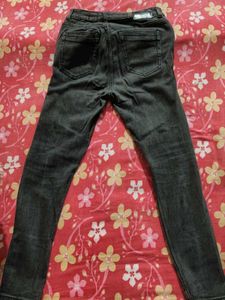 Stylish Grey Washed Jeans