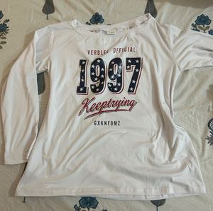 Vintage 1991 Graphic Long Sleeve Top - savana