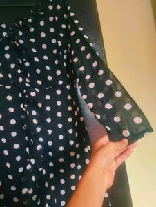 Polka Dot Maxi Dress