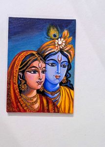 Mini Radha Krishna Painting