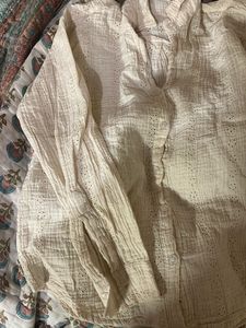 Eyelet Cotton Shirt
