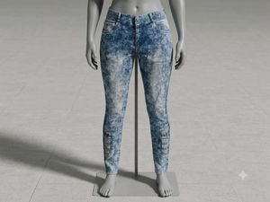Acid Wash Denim Jeans