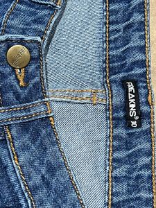 Dark Blue Wide Leg Jeans