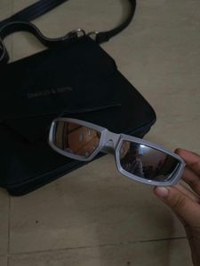 y2k silver sunglasses