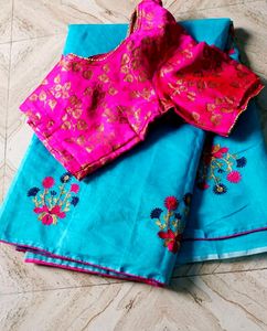 💙beautifulsaree Without blouse💙